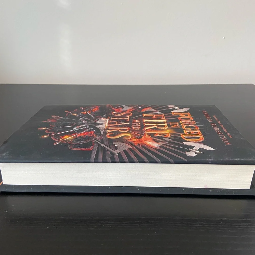 Forged in Fire and Stars by Andrea Robertson Hardcover Book - Picture 5 of 7